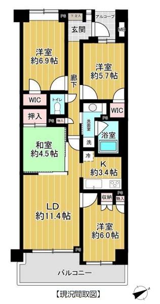 竹山団地4204号棟