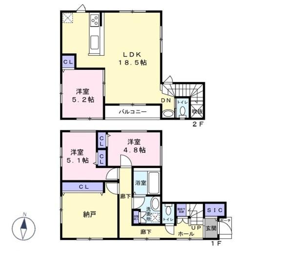 横浜市旭区今宿南町新築分譲住宅全2棟　1号棟