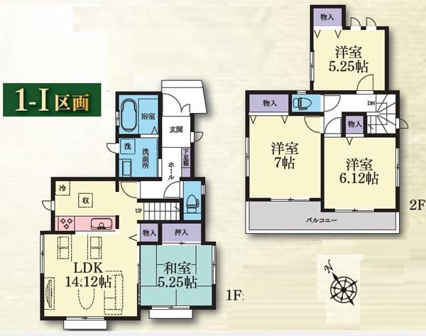 緑区いぶき野第１期全１５区画１－I区画