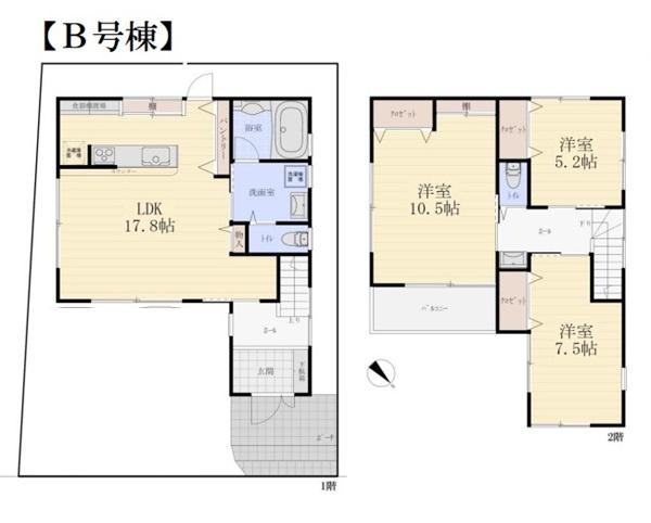 港北区大曽根台　全３棟B号棟