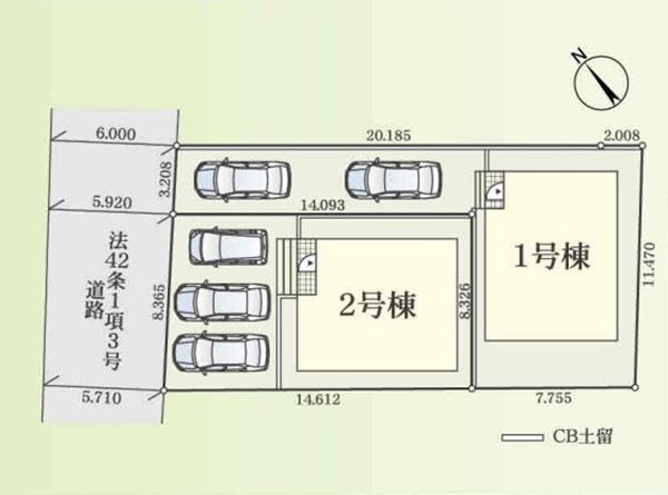 旭区南希望が丘　全２棟１号棟