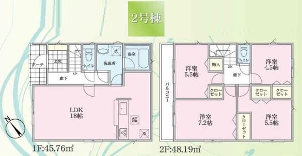 旭区南希望が丘　全２棟２号棟