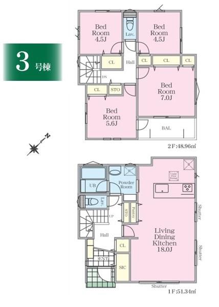 旭区今宿東町２期　全３棟３号棟