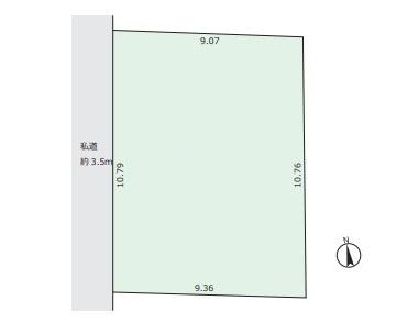南区白妙町3丁目土地