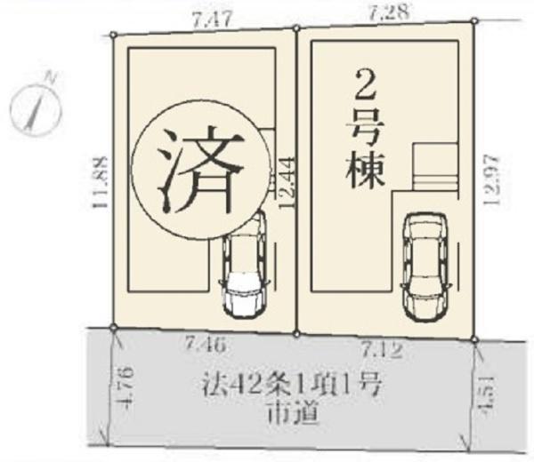 栄区小菅ケ谷1丁目　全2棟2号棟