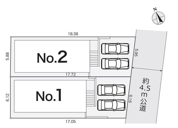 保土ケ谷区新桜ケ丘１丁目　全２棟２号棟