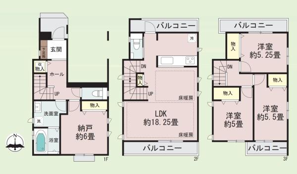 川崎市中原区小杉陣屋町１丁目の新築一戸建