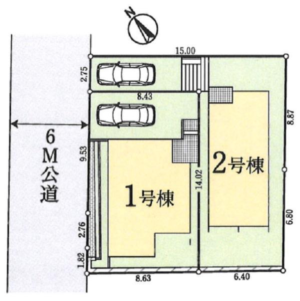神奈川区三枚町　全2棟1号棟