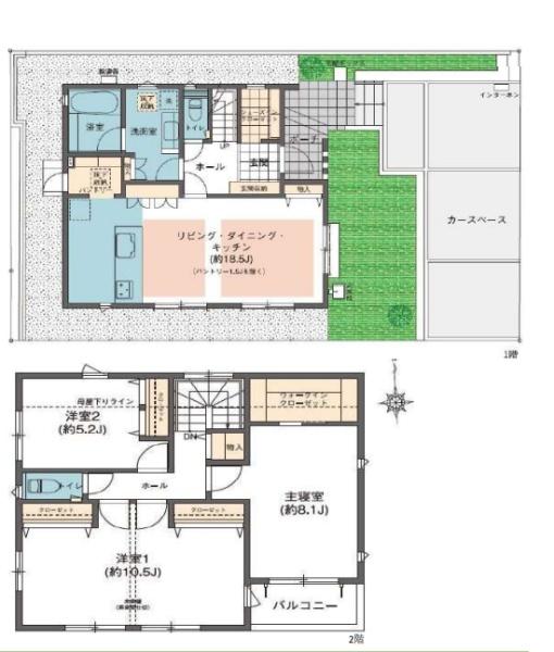 青葉区市ケ尾町　全2棟1号棟