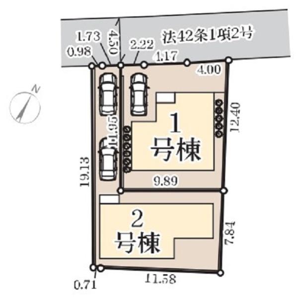 金沢区柳町　全2棟1号棟