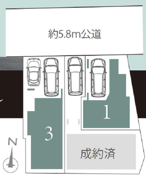 栄区小菅ケ谷2丁目　全3棟1号棟