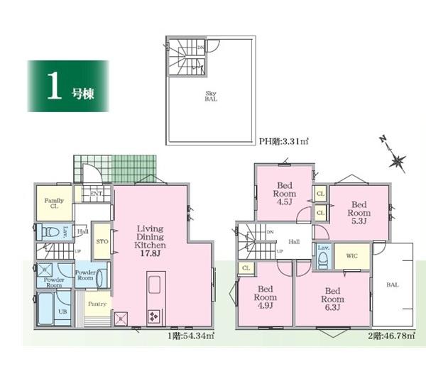 旭区上白根２丁目　全１棟１号棟