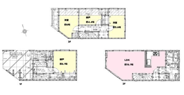 川崎市中原区宮内３丁目の新築一戸建