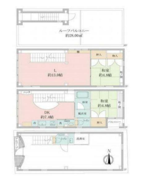 川崎市川崎区追分町の中古一戸建