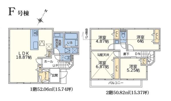 緑区長津田２丁目２期　全６棟Ｆ号棟