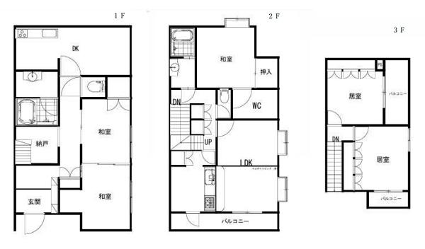 鶴見区仲通2丁目　戸建て