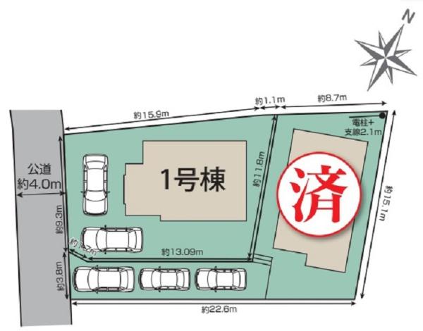 鎌倉市津西2丁目　全2棟1号棟