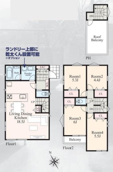 港北区高田東3丁目　全7棟Ｆ棟