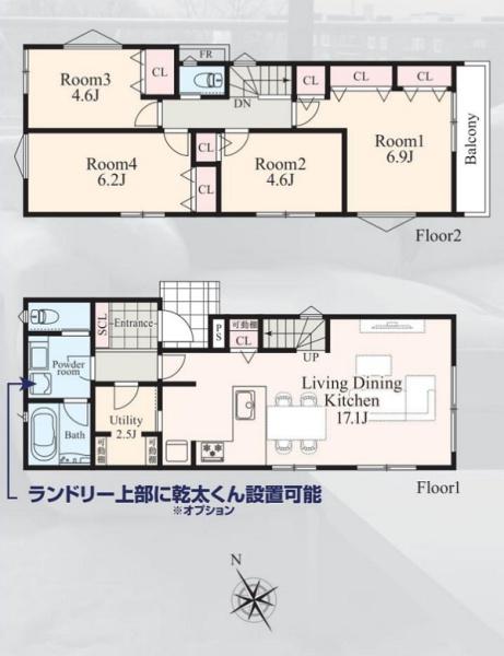 港北区高田東3丁目　全7棟Ｇ棟