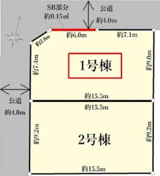 金沢区富岡西4丁目　全2棟1号棟