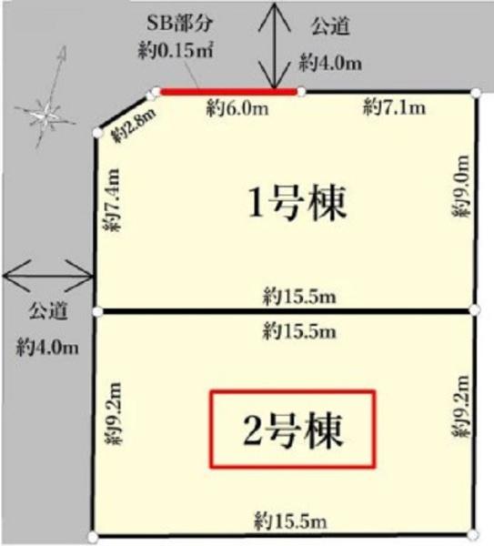 金沢区富岡西4丁目　全2棟2号棟