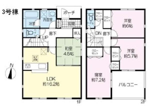 瀬谷区下瀬谷2丁目　全3棟3号棟