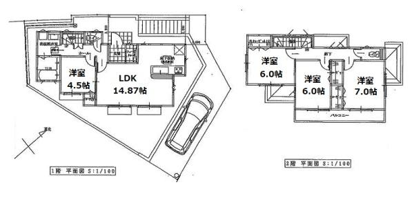 旭区市沢町　全6区画1号棟