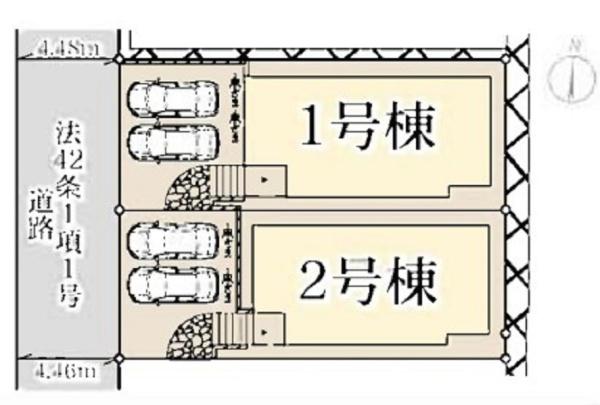金沢区六浦南1丁目　全2棟1号棟