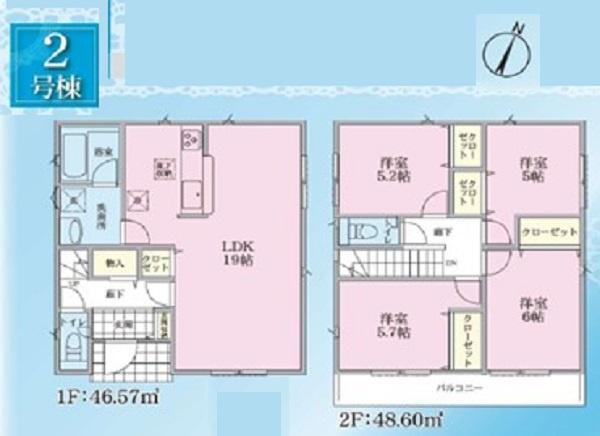 保土ケ谷区常盤台　全5棟販売2号棟