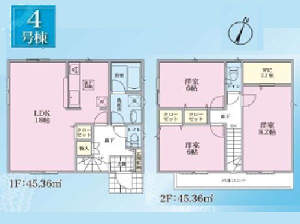 保土ケ谷区常盤台　全5棟販売4号棟