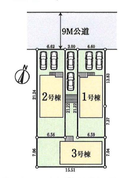 南区永田山王台　全3棟2号棟