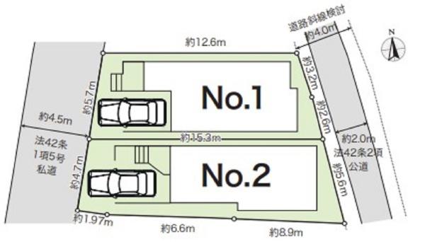 港南区笹下3丁目　全2棟2号棟