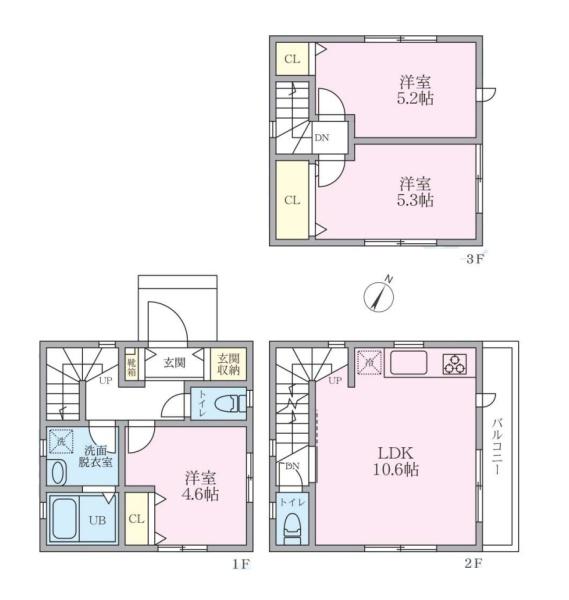 川崎市中原区小杉陣屋町２丁目の新築一戸建