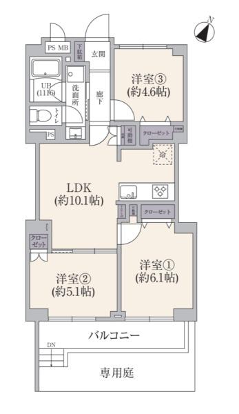 元住吉ガーデンハイツ