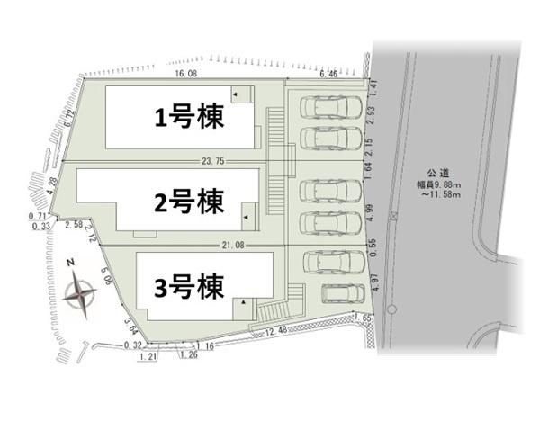 泉区岡津町　全３棟２号棟