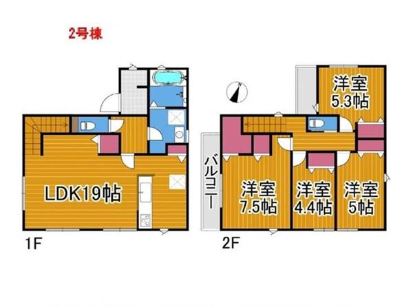 港北区新吉田東６丁目　全３棟２号棟