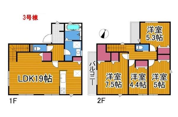 港北区新吉田東６丁目　全３棟３号棟