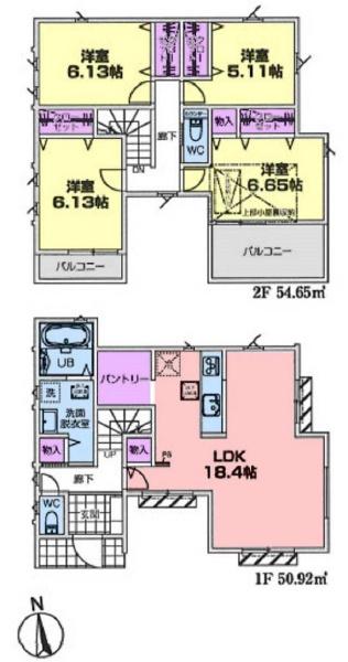 金沢区富岡西5丁目　全2棟1号棟
