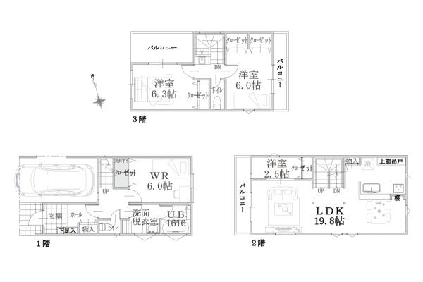 横浜市金沢区富岡西７丁目の新築一戸建