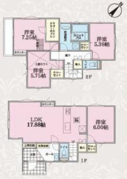 栄区鍛冶ケ谷1丁目　全8棟2号棟