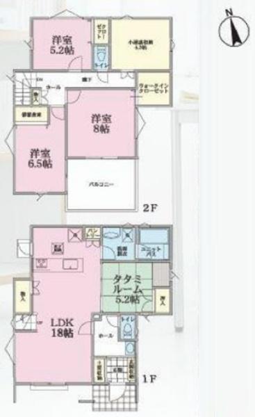 栄区鍛冶ケ谷1丁目　全8棟5号棟