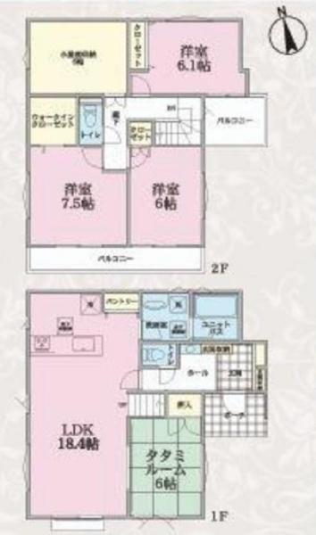 栄区鍛冶ケ谷1丁目　全8棟6号棟