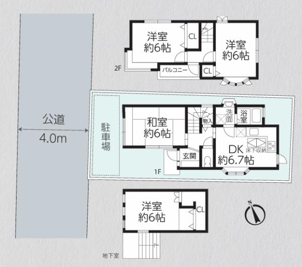旭区金が谷　戸建
