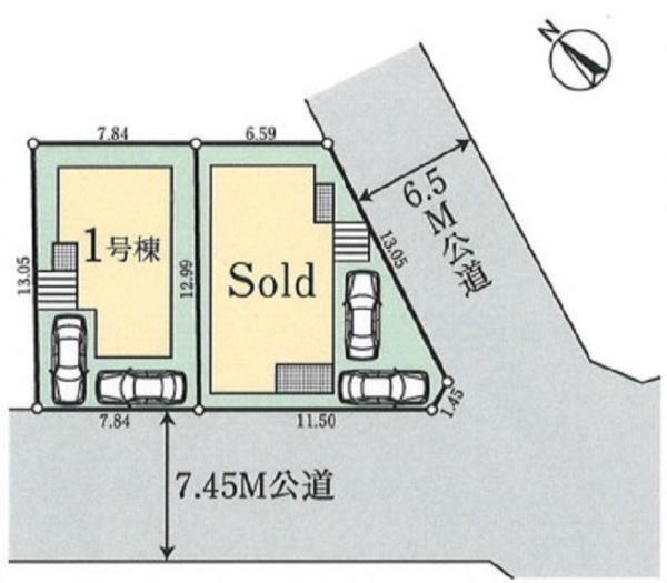 戸塚区平戸町　全2棟1号棟