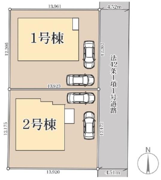 金沢区東朝比奈3丁目　全2棟2号棟