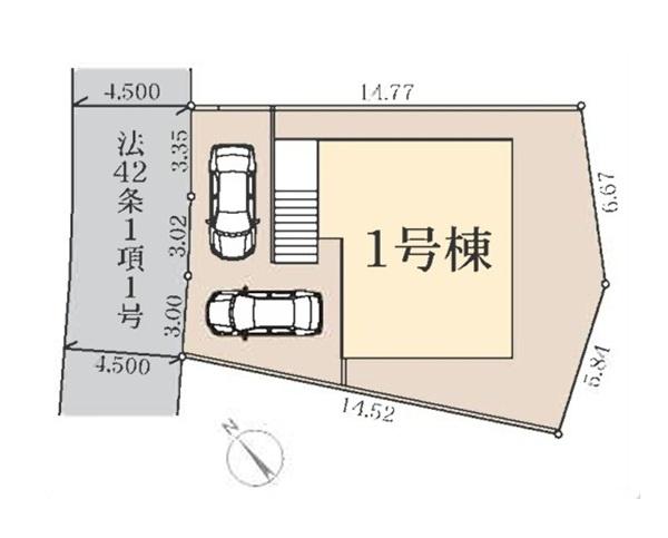 旭区中沢２丁目　全１棟１号棟