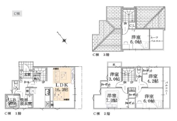 港北区鳥山町１期　全６棟Ｃ棟