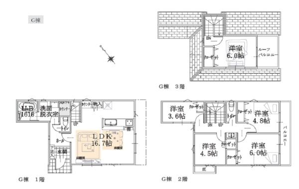 港北区鳥山町１期　全６棟Ｇ棟