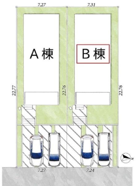 鎌倉市西鎌倉2丁目　全2棟B号棟