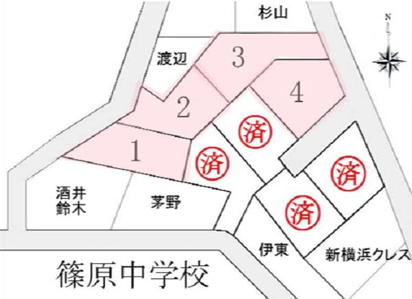港北区篠原町　全８棟１号棟
